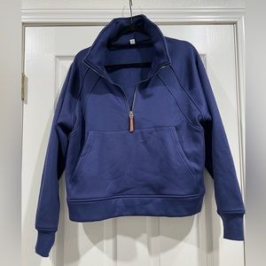 NWOT Navy Blue Quarter Zip